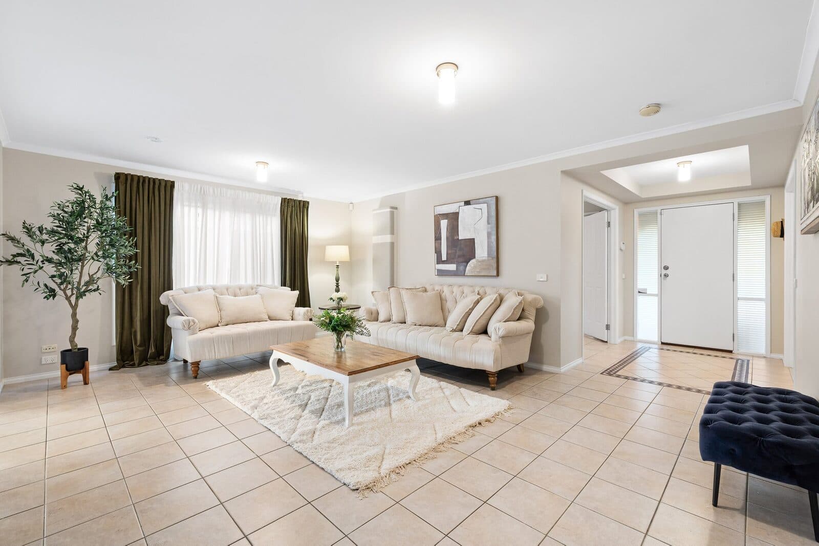 Staged living room, South Morang